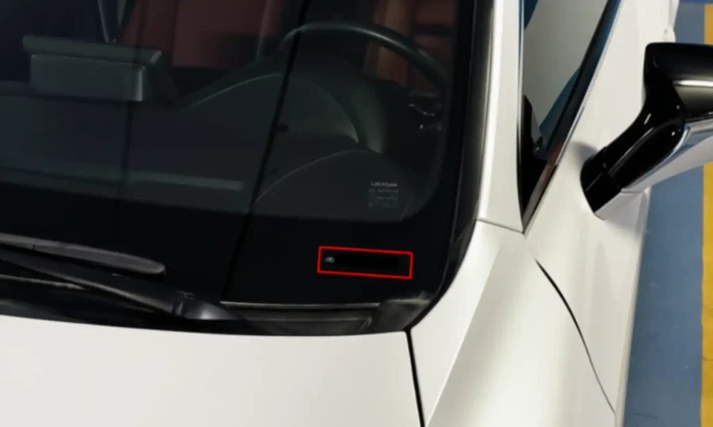 Car’s VIN _ Chassis Number on the Car Dashboard